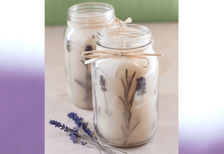 Do-it-Yourself Mason Jar Candles for Condo